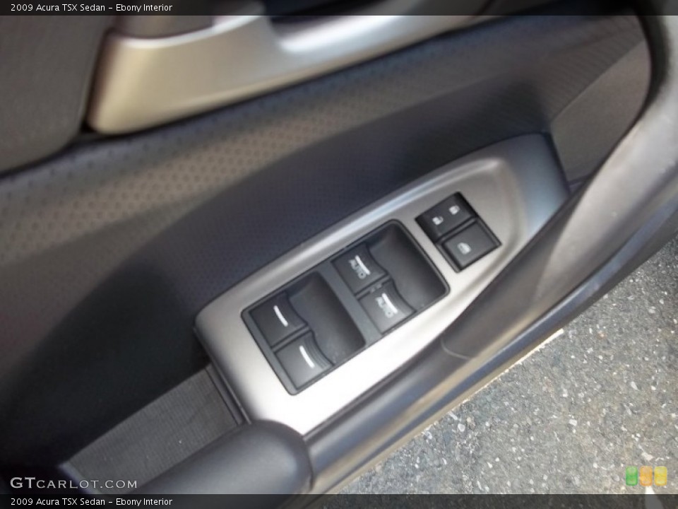 Ebony Interior Controls for the 2009 Acura TSX Sedan #50569543