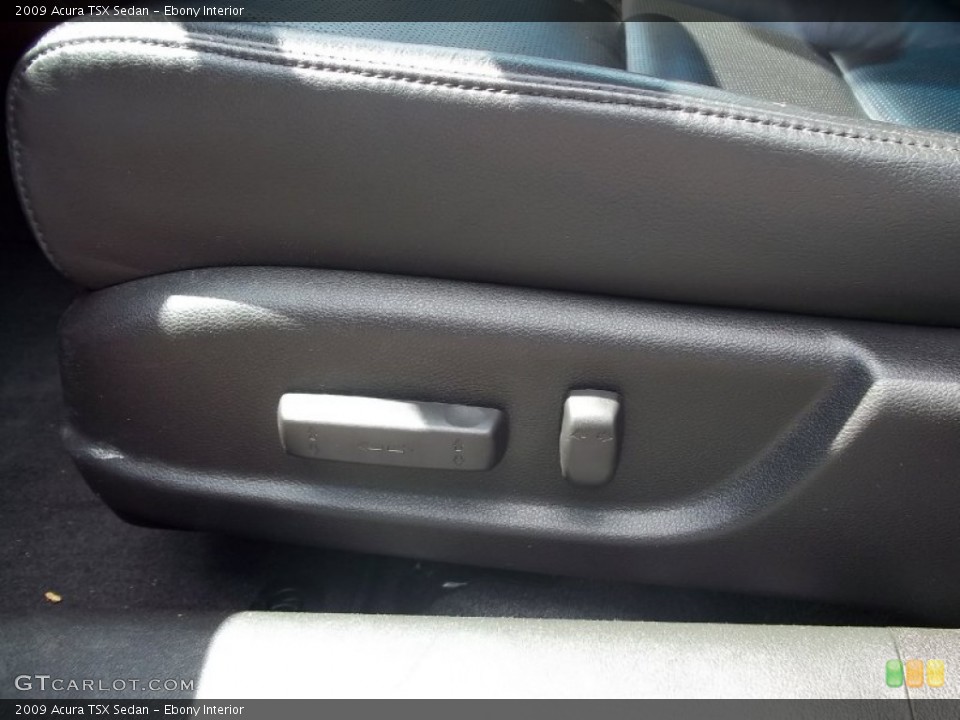 Ebony Interior Controls for the 2009 Acura TSX Sedan #50569573