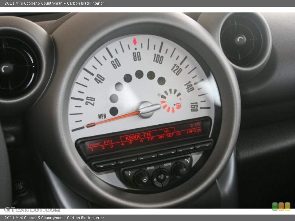 Carbon Black Interior Gauges for the 2011 Mini Cooper S Countryman #50569810