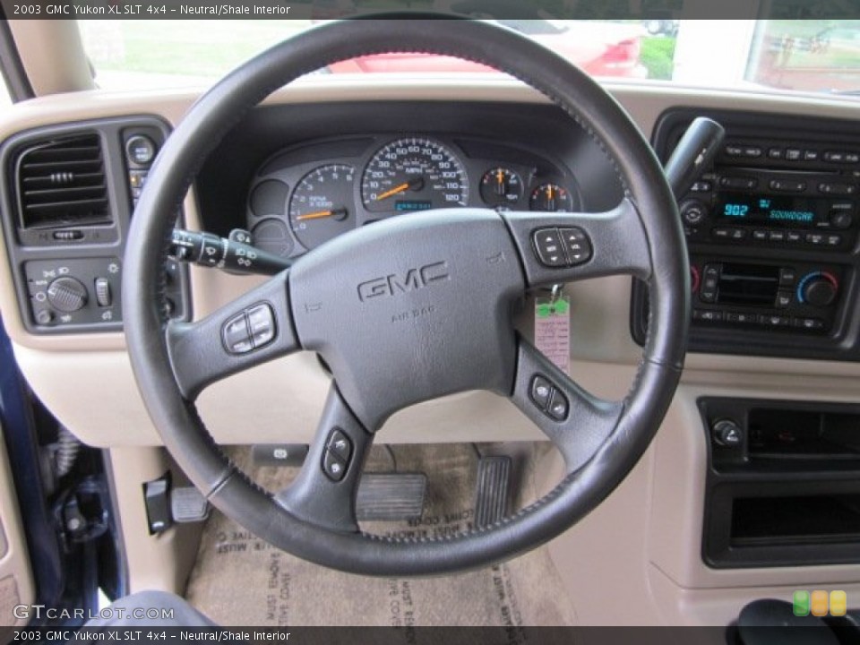 Neutral/Shale Interior Steering Wheel for the 2003 GMC Yukon XL SLT 4x4 #50569873