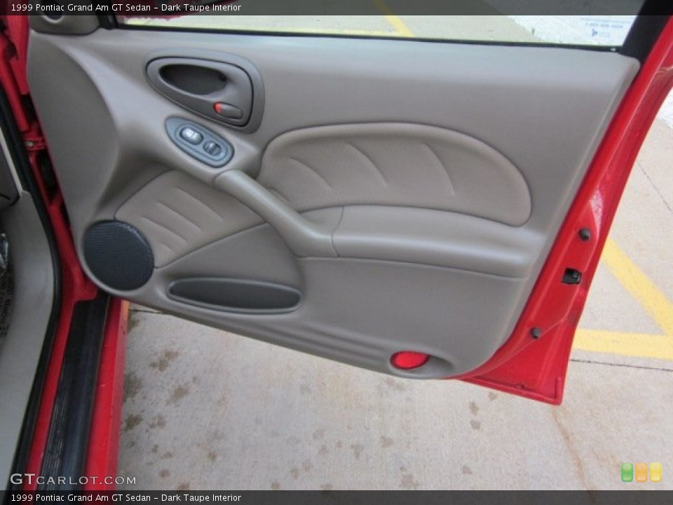 Dark Taupe Interior Door Panel for the 1999 Pontiac Grand Am GT Sedan #50570407