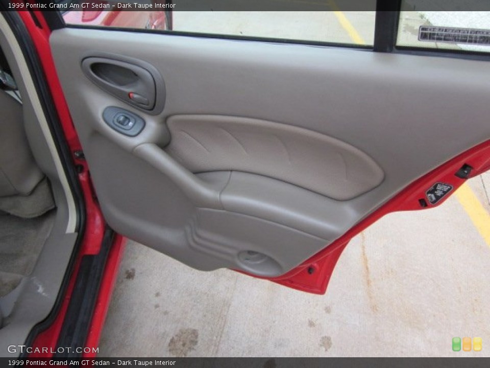 Dark Taupe Interior Door Panel for the 1999 Pontiac Grand Am GT Sedan #50570437