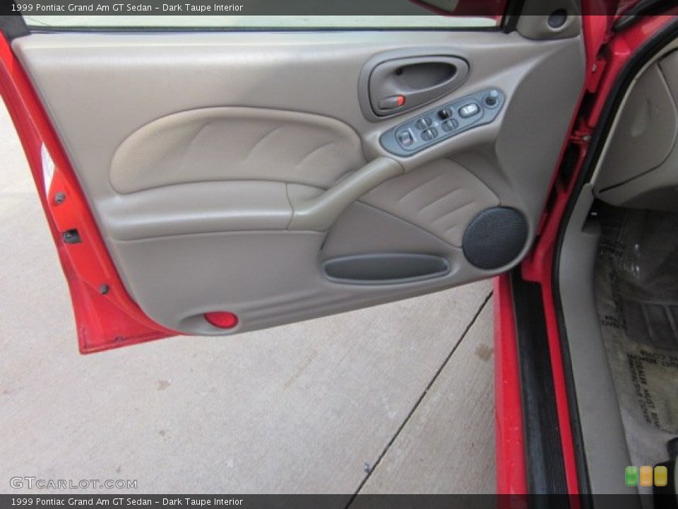 Dark Taupe Interior Door Panel for the 1999 Pontiac Grand Am GT Sedan #50570494