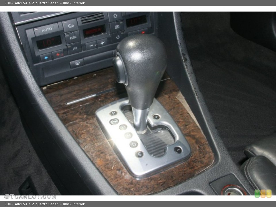 Black Interior Transmission for the 2004 Audi S4 4.2 quattro Sedan #50571628