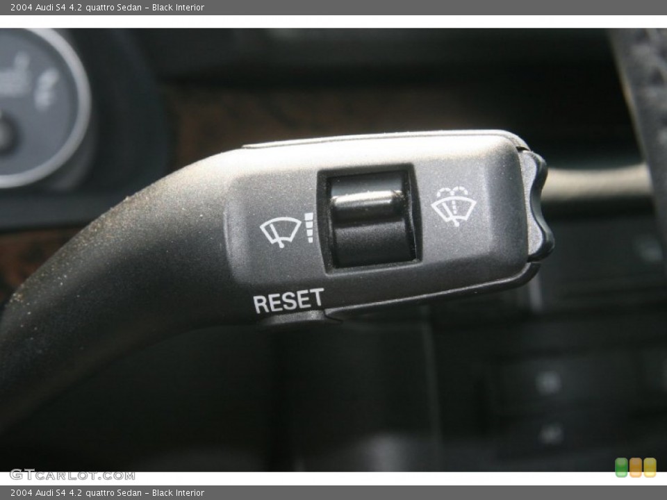 Black Interior Controls for the 2004 Audi S4 4.2 quattro Sedan #50571643