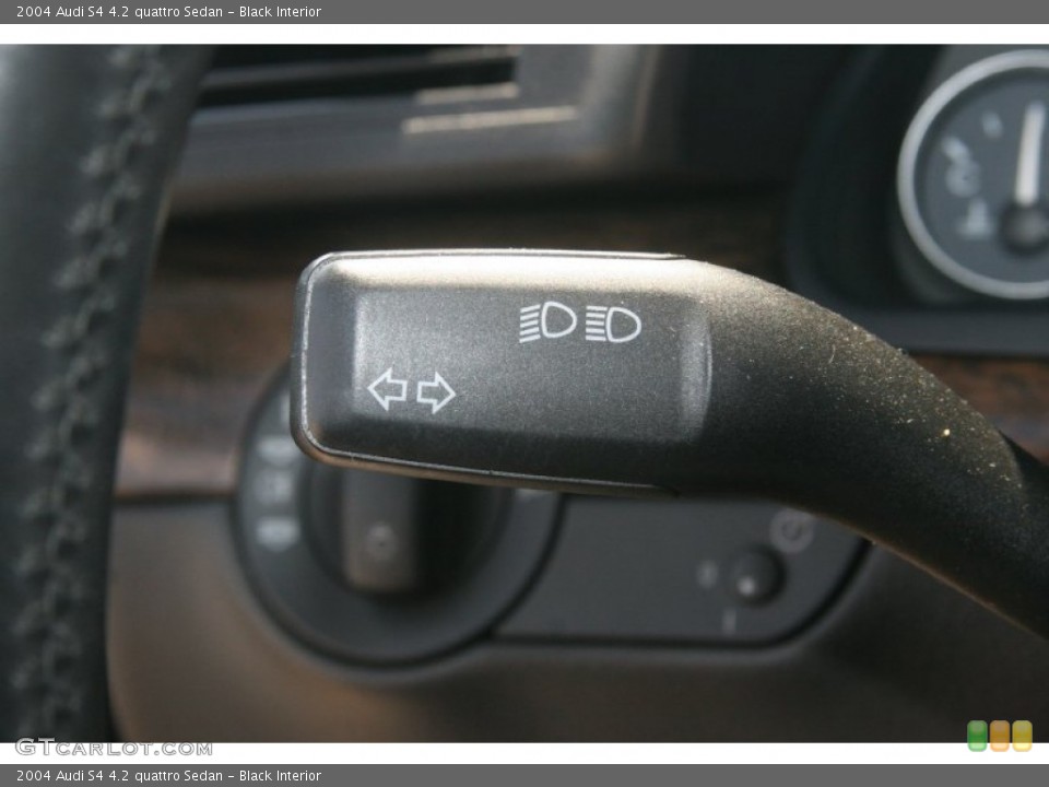 Black Interior Controls for the 2004 Audi S4 4.2 quattro Sedan #50571655