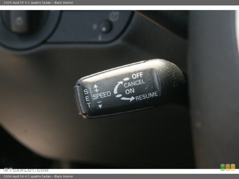 Black Interior Controls for the 2004 Audi S4 4.2 quattro Sedan #50571671