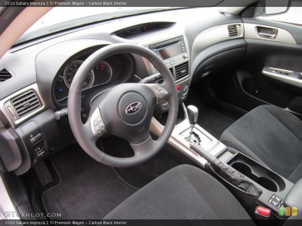 Carbon Black Interior Prime Interior for the 2010 Subaru Impreza 2.5i Premium Wagon #50571949