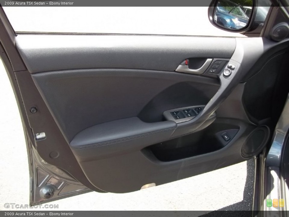 Ebony Interior Door Panel for the 2009 Acura TSX Sedan #50572087