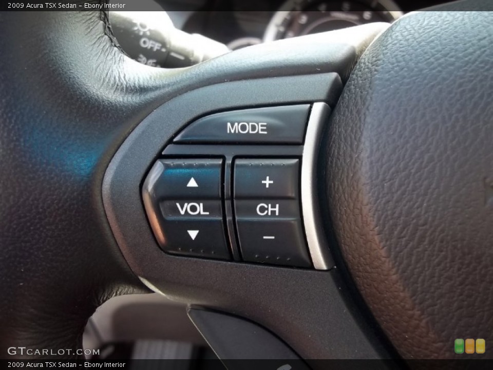 Ebony Interior Controls for the 2009 Acura TSX Sedan #50572210
