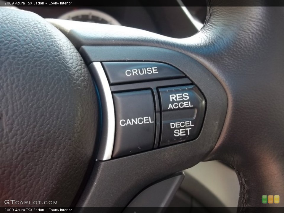 Ebony Interior Controls for the 2009 Acura TSX Sedan #50572231