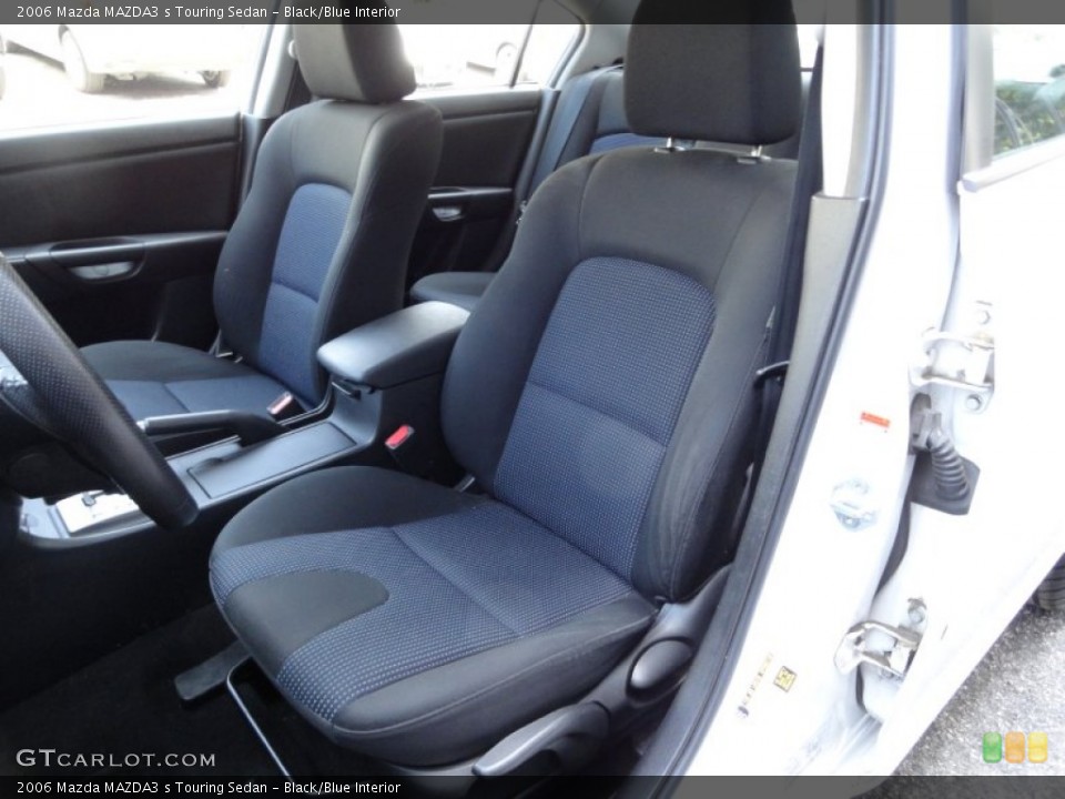 Black/Blue 2006 Mazda MAZDA3 Interiors