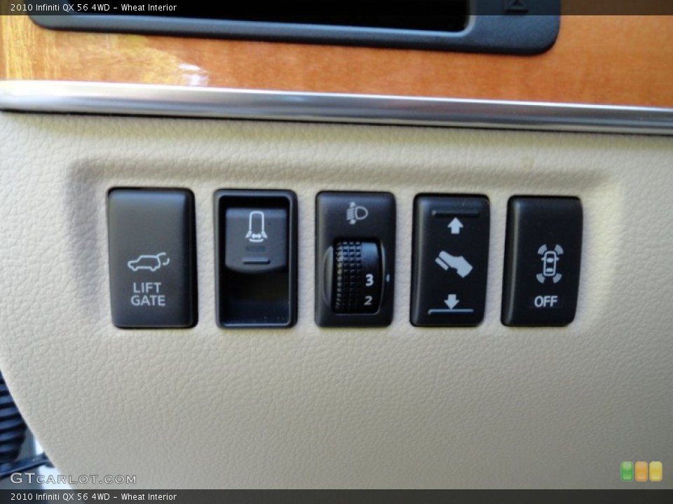 Wheat Interior Controls for the 2010 Infiniti QX 56 4WD #50573398