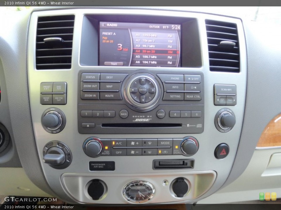 Wheat Interior Controls for the 2010 Infiniti QX 56 4WD #50573470
