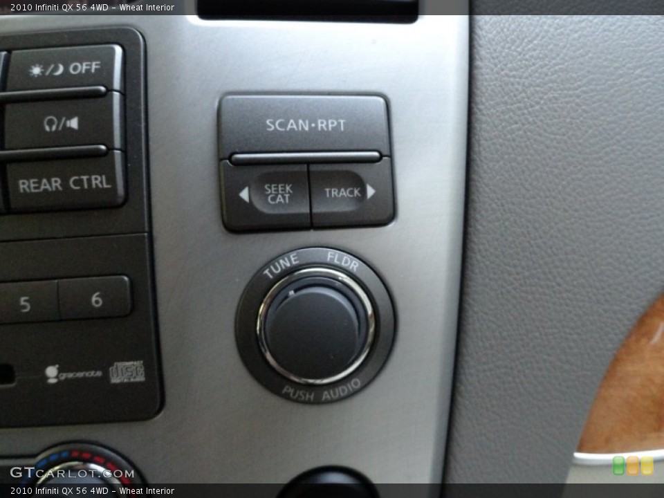 Wheat Interior Controls for the 2010 Infiniti QX 56 4WD #50573512