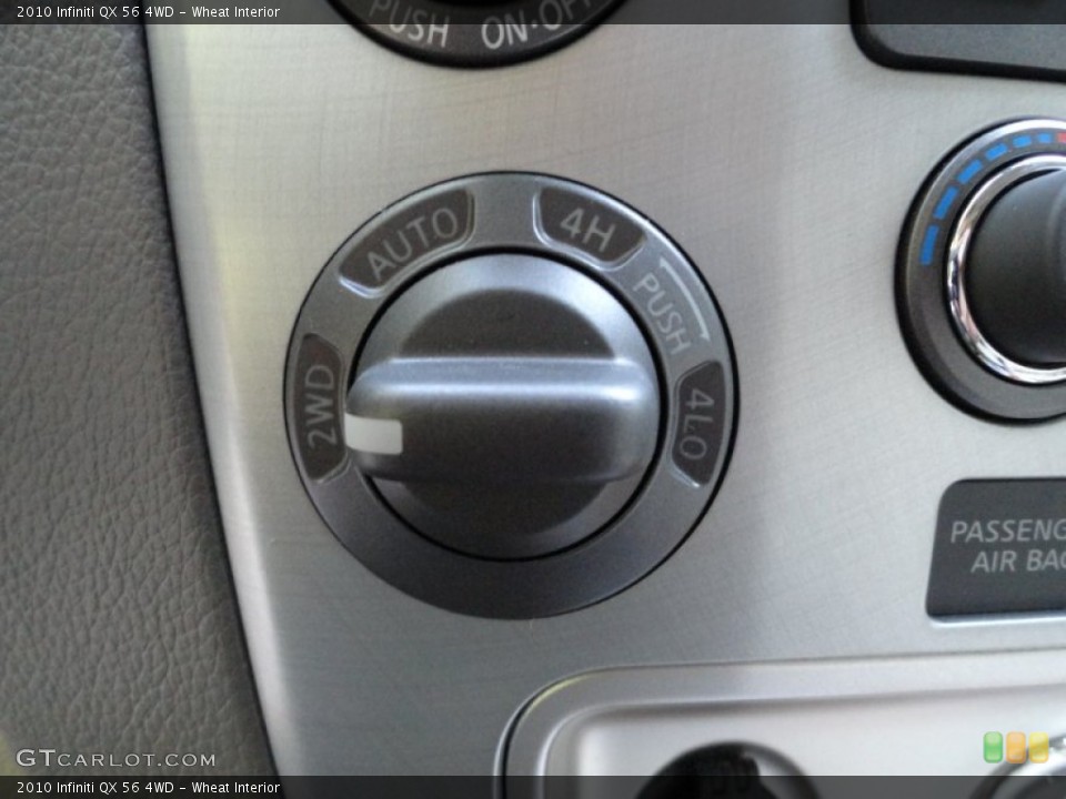 Wheat Interior Controls for the 2010 Infiniti QX 56 4WD #50573546