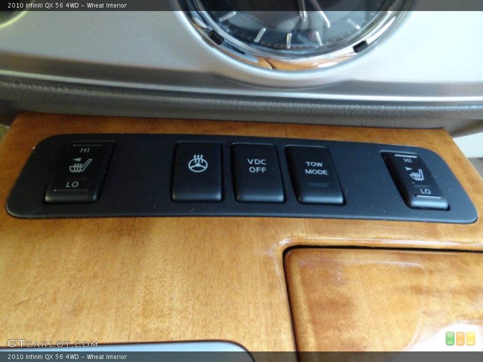 Wheat Interior Controls for the 2010 Infiniti QX 56 4WD #50573560