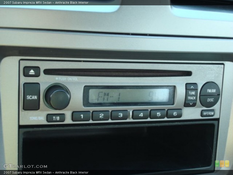 Anthracite Black Interior Controls for the 2007 Subaru Impreza WRX Sedan #50573728