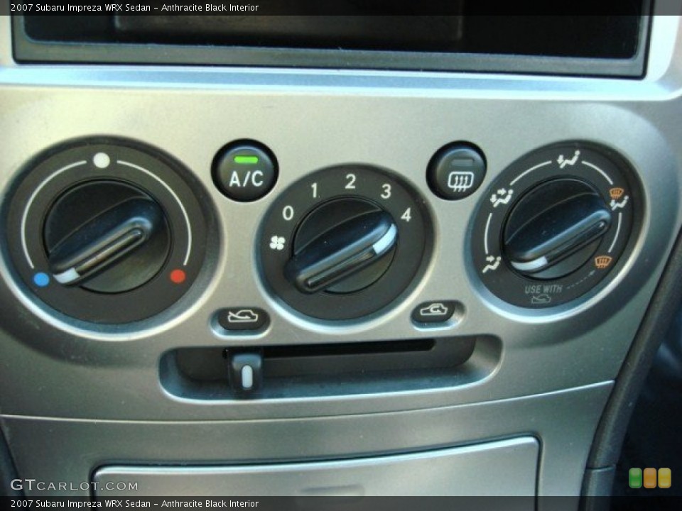 Anthracite Black Interior Controls for the 2007 Subaru Impreza WRX Sedan #50573743