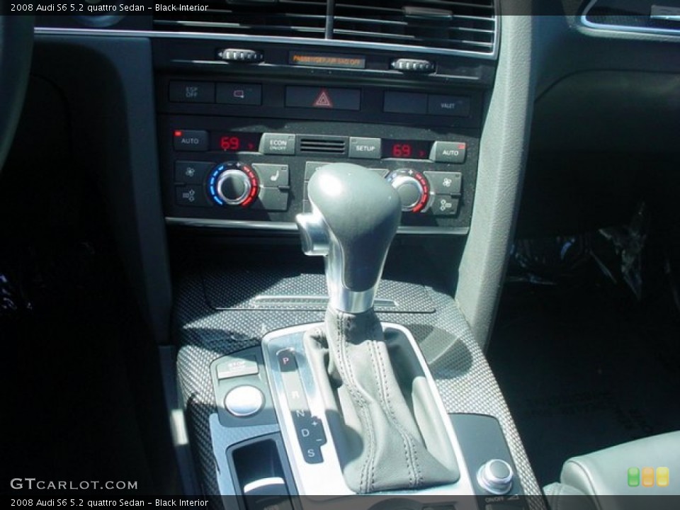 Black Interior Transmission for the 2008 Audi S6 5.2 quattro Sedan #50573764