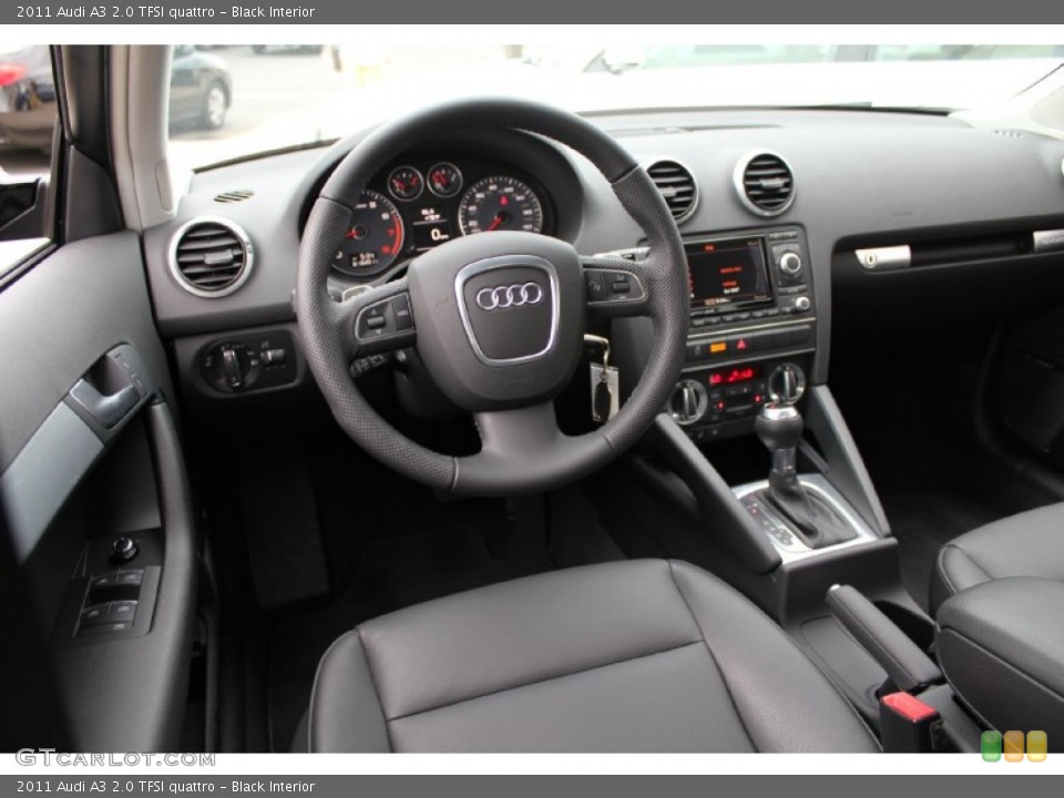 Black Interior Dashboard for the 2011 Audi A3 2.0 TFSI quattro #50574196
