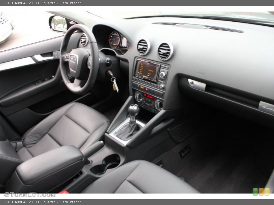 Black Interior Dashboard for the 2011 Audi A3 2.0 TFSI quattro #50574211