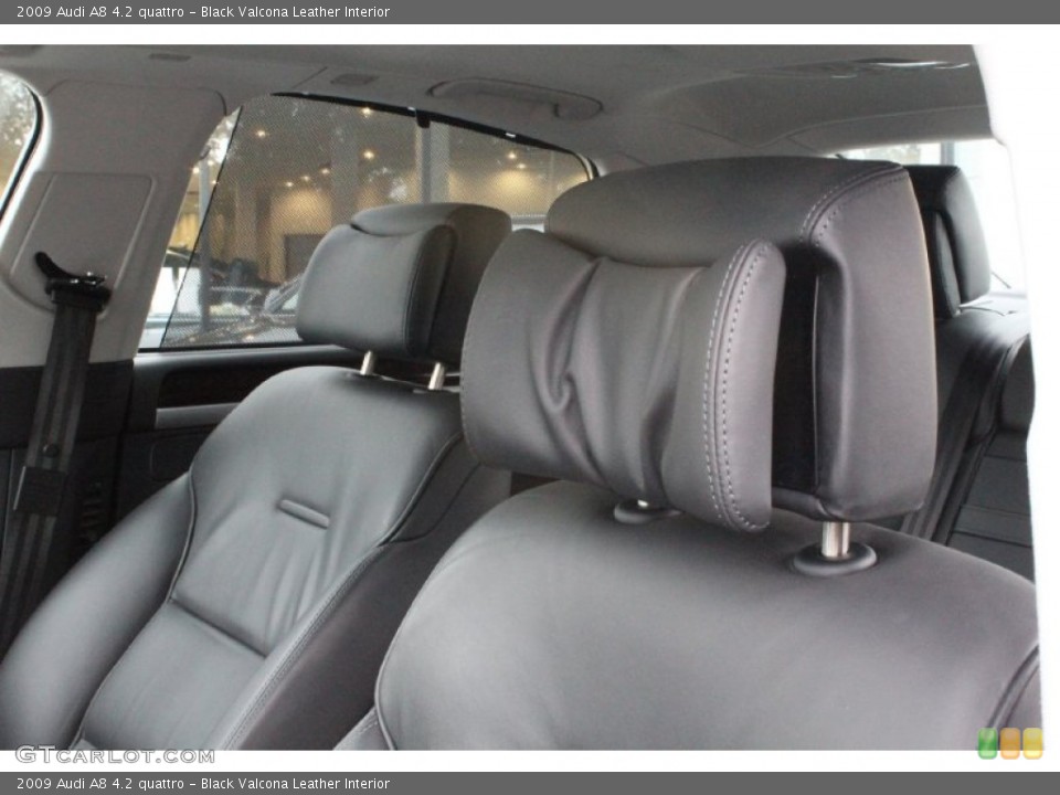 Black Valcona Leather Interior Photo for the 2009 Audi A8 4.2 quattro #50574889