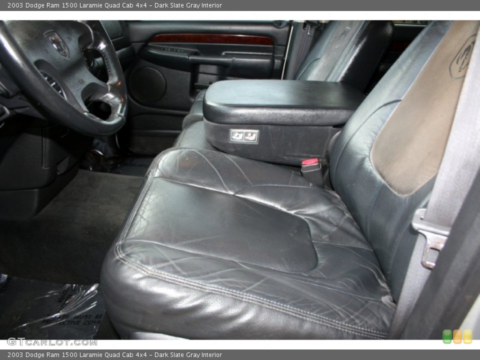 Dark Slate Gray Interior Photo for the 2003 Dodge Ram 1500 Laramie Quad Cab 4x4 #50577667