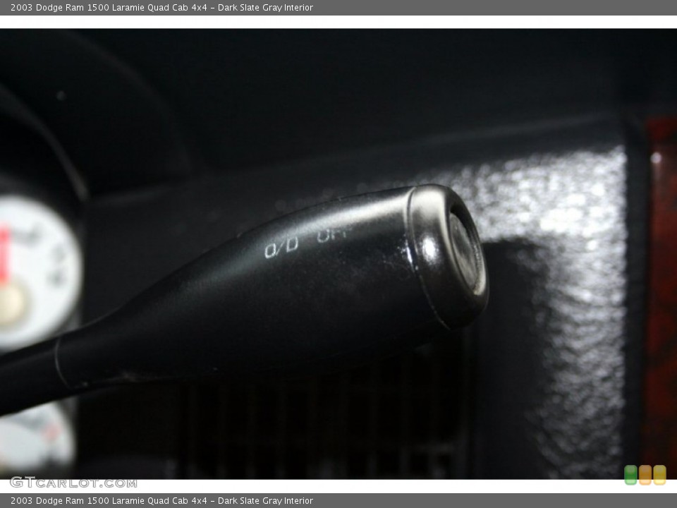 Dark Slate Gray Interior Transmission for the 2003 Dodge Ram 1500 Laramie Quad Cab 4x4 #50578051