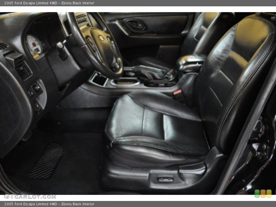 Ebony Black Interior Photo for the 2005 Ford Escape Limited 4WD #50578207