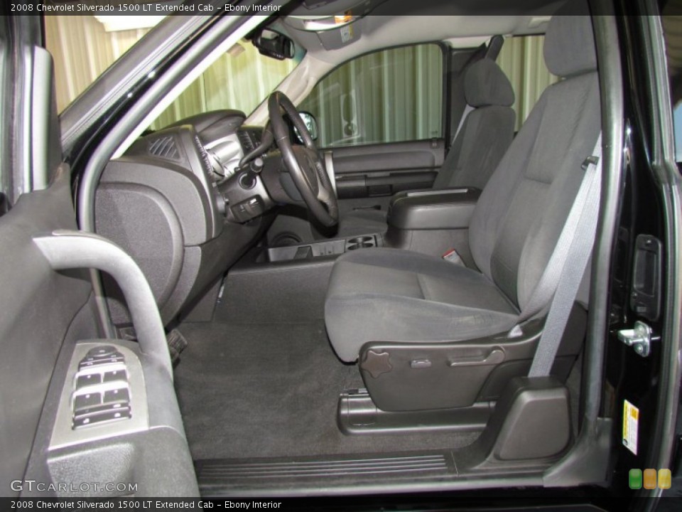Ebony Interior Photo for the 2008 Chevrolet Silverado 1500 LT Extended Cab #50580832