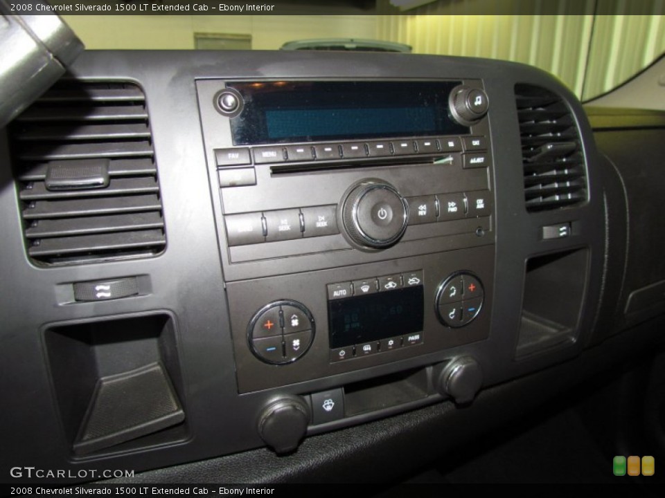 Ebony Interior Controls for the 2008 Chevrolet Silverado 1500 LT Extended Cab #50580931