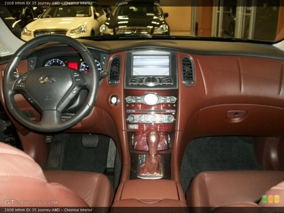 Chestnut Interior Dashboard for the 2008 Infiniti EX 35 Journey AWD #50581150