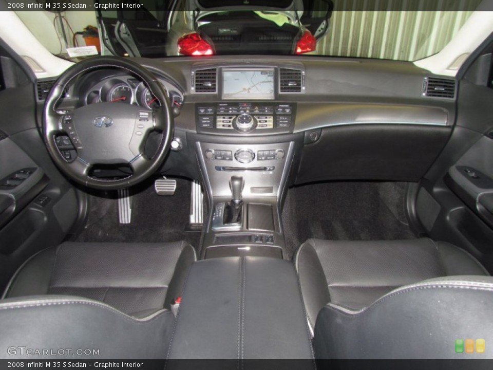Graphite Interior Dashboard for the 2008 Infiniti M 35 S Sedan #50581471