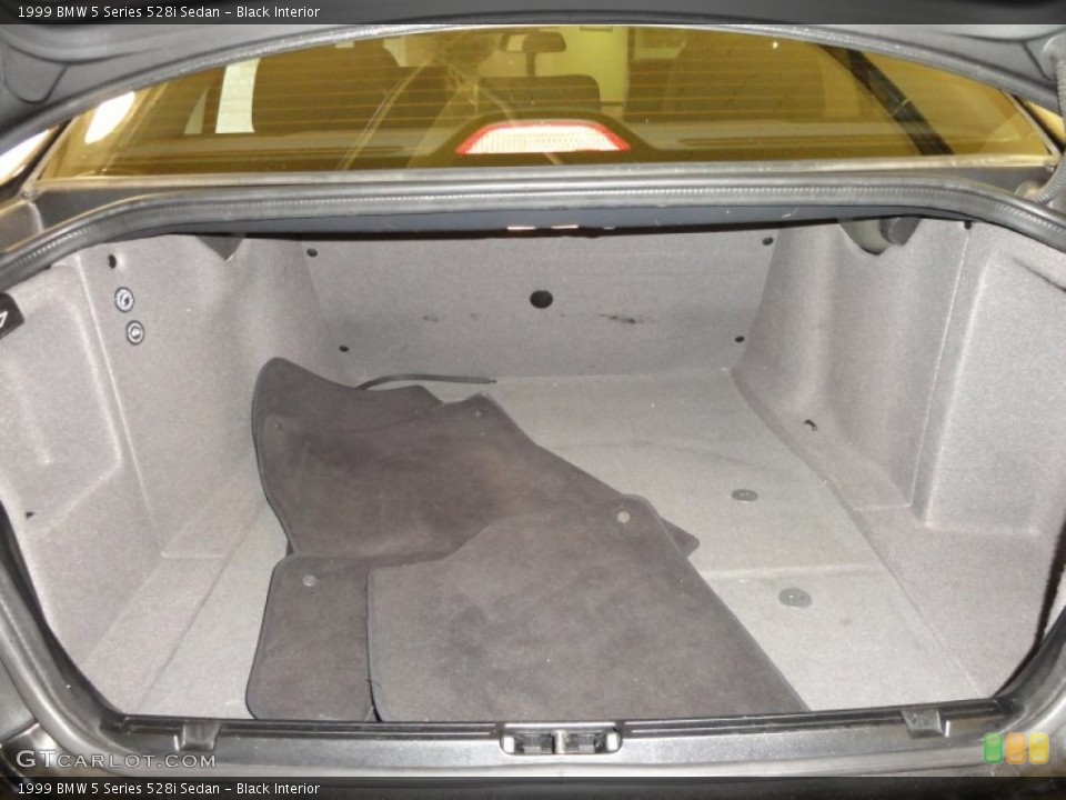 Black Interior Trunk for the 1999 BMW 5 Series 528i Sedan #50581477