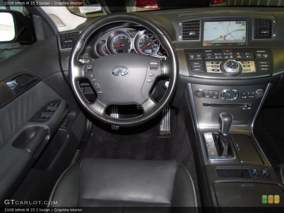 Graphite Interior Dashboard for the 2008 Infiniti M 35 S Sedan #50581489