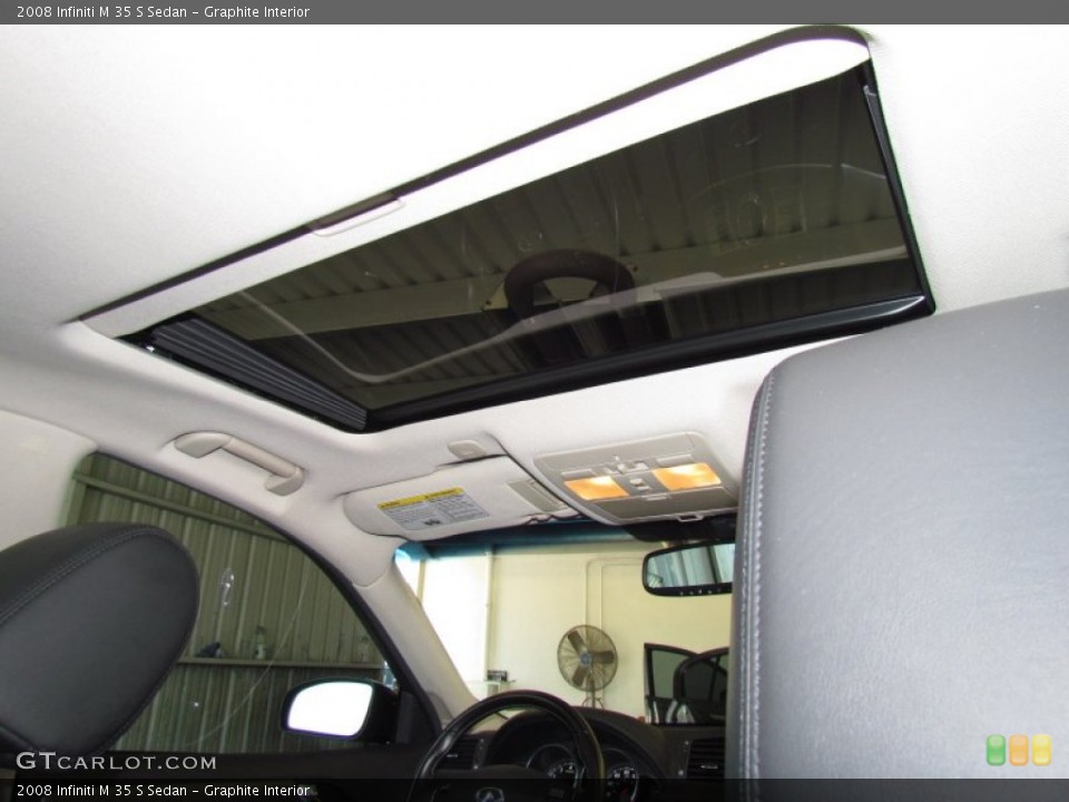 Graphite Interior Sunroof for the 2008 Infiniti M 35 S Sedan #50581545