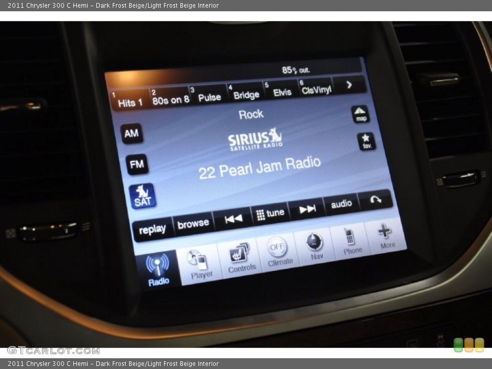Dark Frost Beige/Light Frost Beige Interior Controls for the 2011 Chrysler 300 C Hemi #50581921