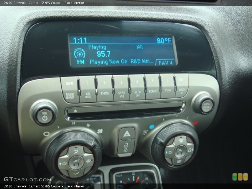 Black Interior Controls for the 2010 Chevrolet Camaro SS/RS Coupe #50582233