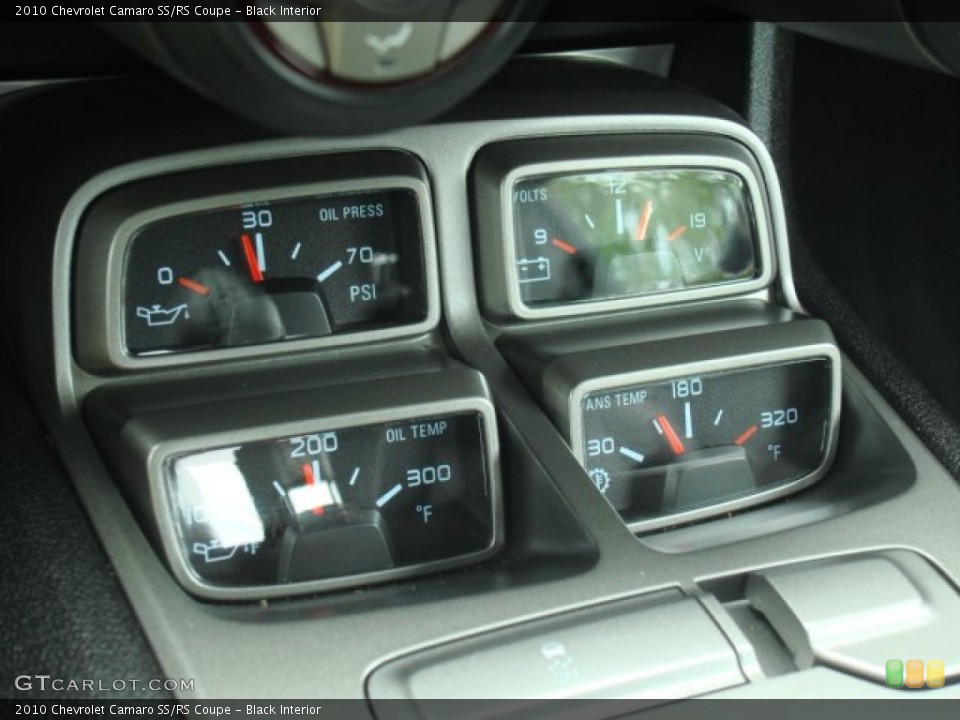 Black Interior Gauges for the 2010 Chevrolet Camaro SS/RS Coupe #50582260