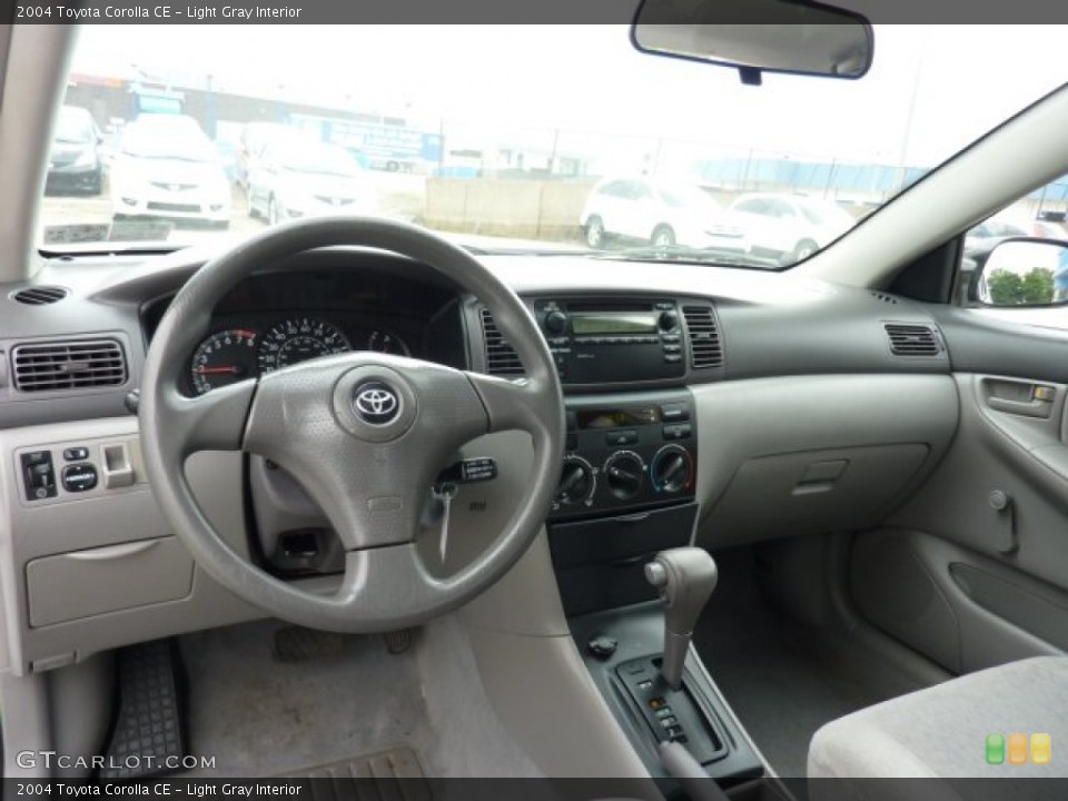 Light Gray Interior Dashboard for the 2004 Toyota Corolla CE #50582470