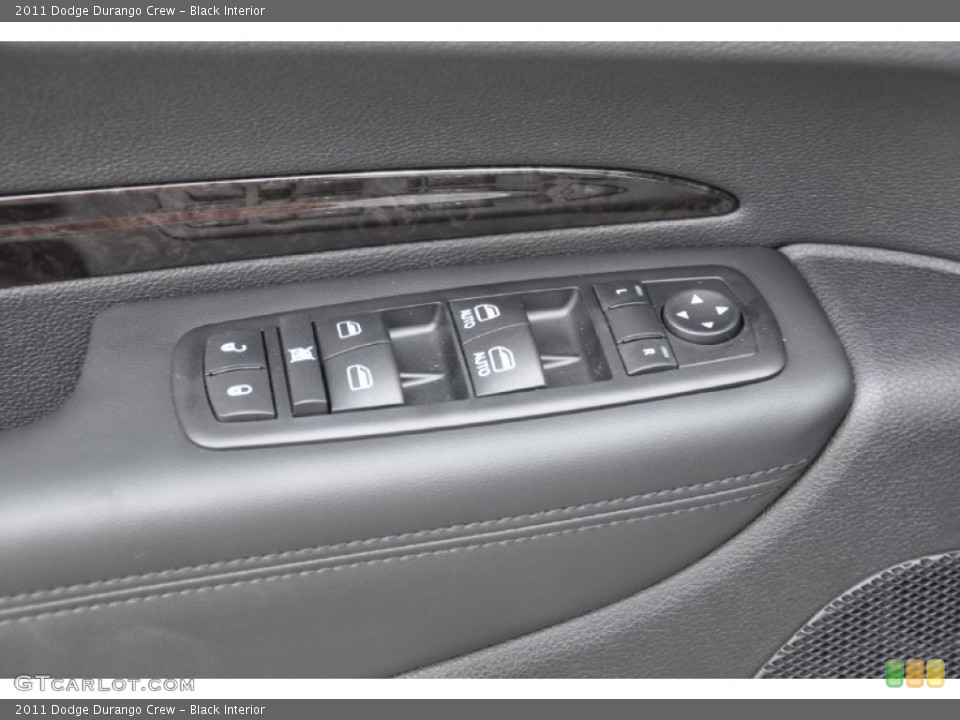 Black Interior Controls for the 2011 Dodge Durango Crew #50582491