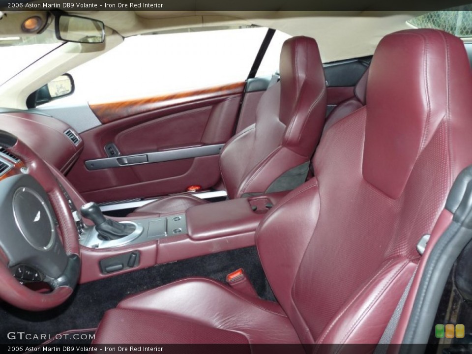 Iron Ore Red Interior Photo for the 2006 Aston Martin DB9 Volante #50583349