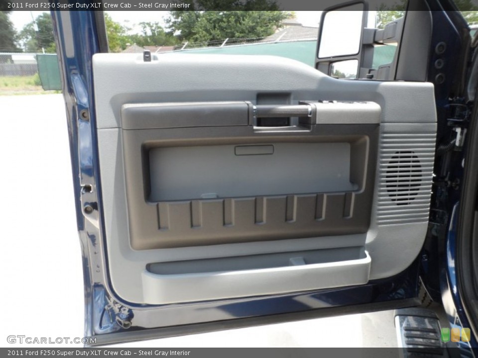 Steel Gray Interior Door Panel for the 2011 Ford F250 Super Duty XLT Crew Cab #50583640