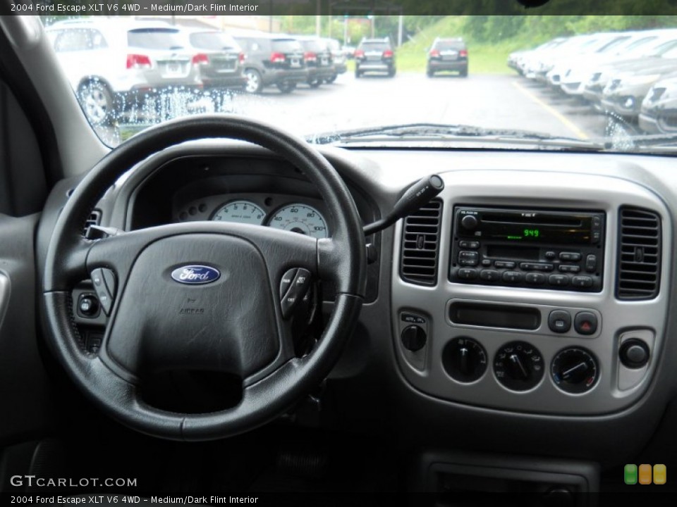 Medium/Dark Flint Interior Dashboard for the 2004 Ford Escape XLT V6 4WD #50584963