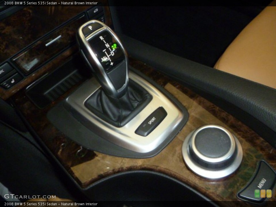 Natural Brown Interior Transmission for the 2008 BMW 5 Series 535i Sedan #50585209