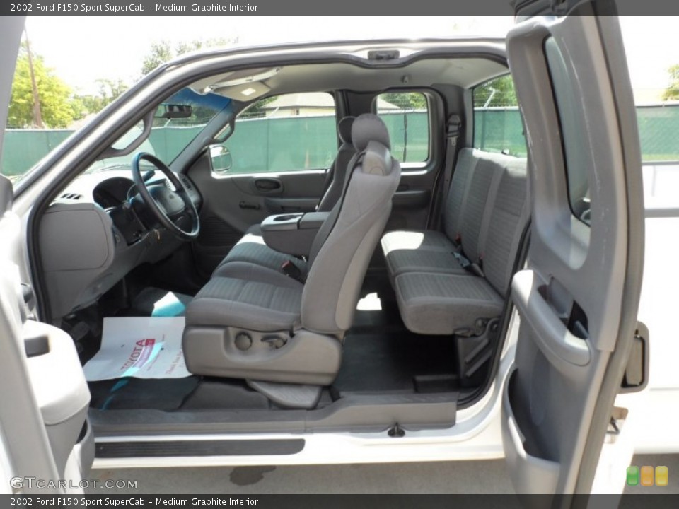 Medium Graphite Interior Photo for the 2002 Ford F150 Sport SuperCab #50585998