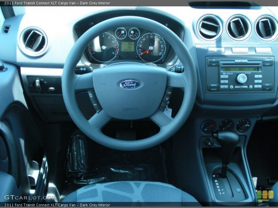 Dark Grey Interior Dashboard for the 2011 Ford Transit Connect XLT Cargo Van #50587376