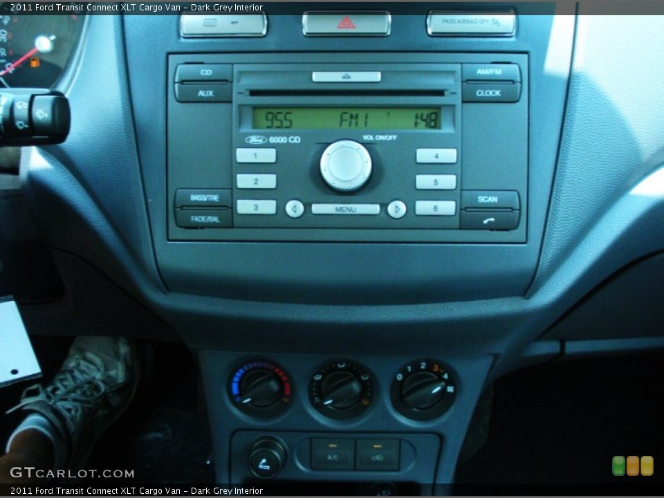 Dark Grey Interior Controls for the 2011 Ford Transit Connect XLT Cargo Van #50587409