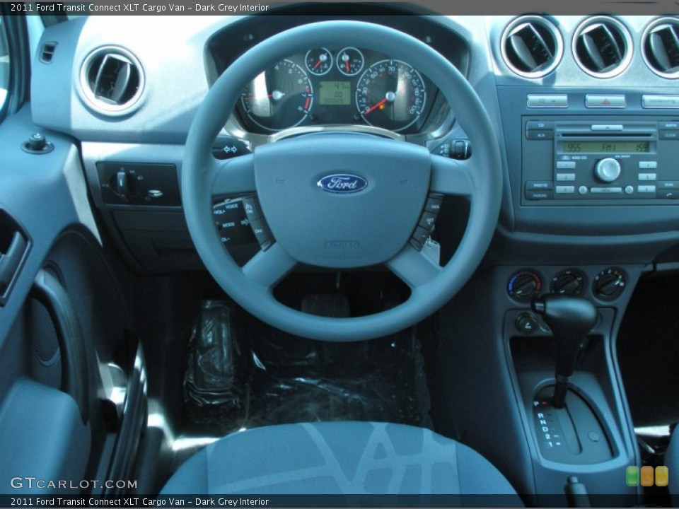 Dark Grey Interior Dashboard for the 2011 Ford Transit Connect XLT Cargo Van #50587571